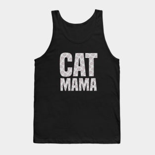 cat mama grey cat paws pattern Tank Top